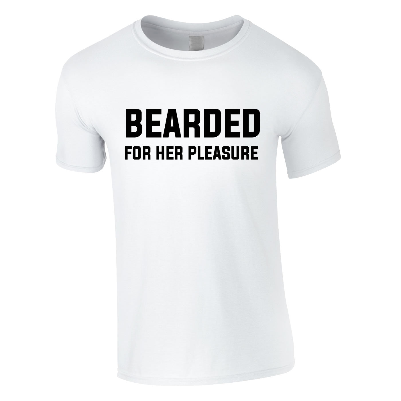 Bearded For Her Pleasure Tee In White