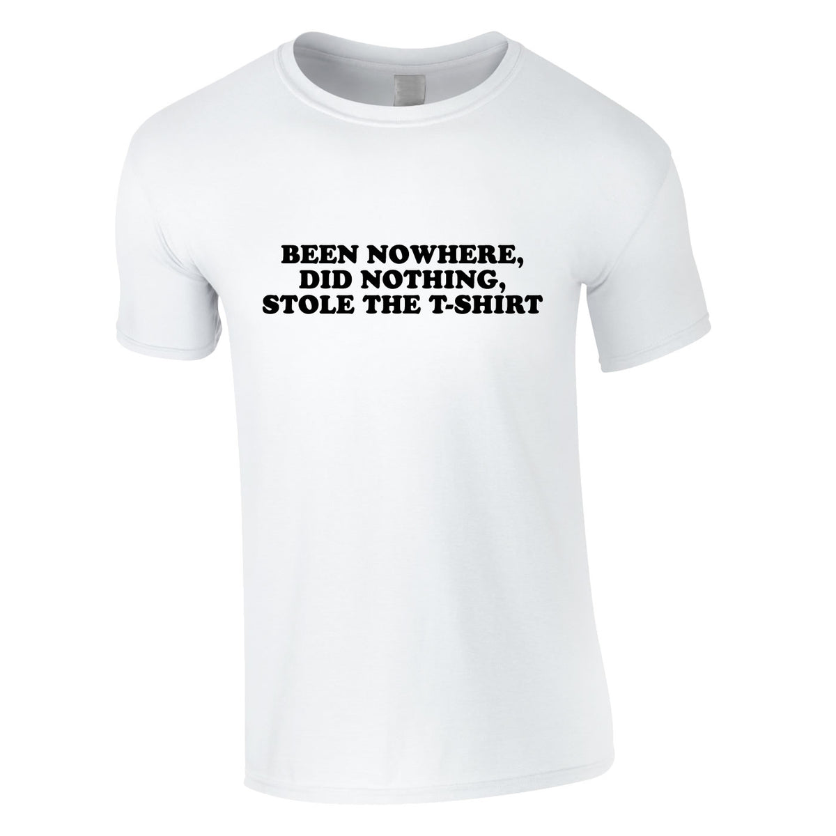 Been Nowhere Did Nothing, Stole The Tee In White