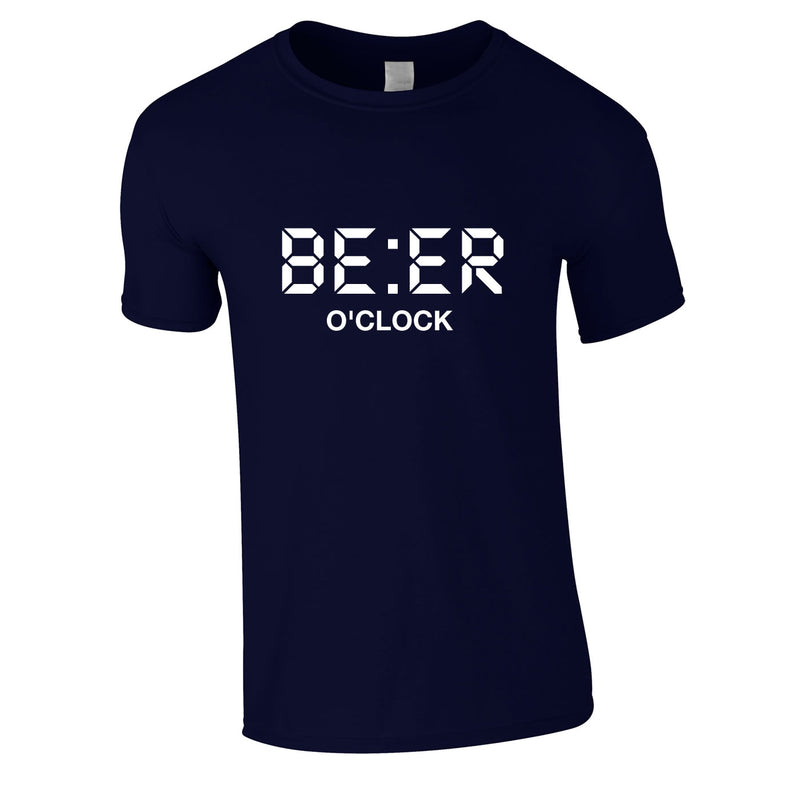 Beer O'Clock Tee In Navy