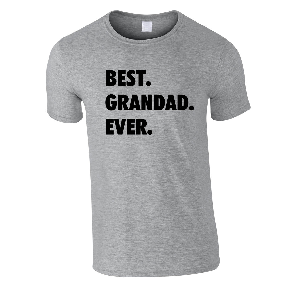 Best Grandad Ever Tee In Grey