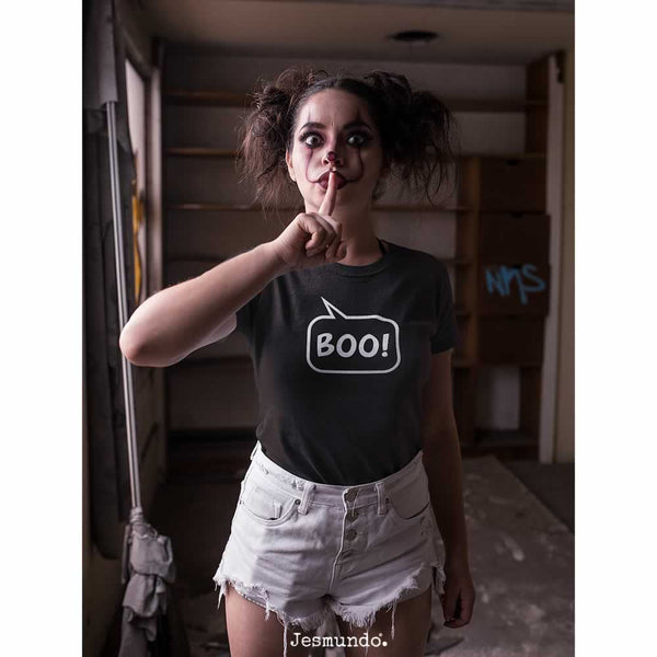 Women's Boo Speech Bubble T-Shirt