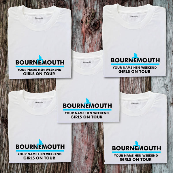 Bournemouth Hen Weekend T Shirts