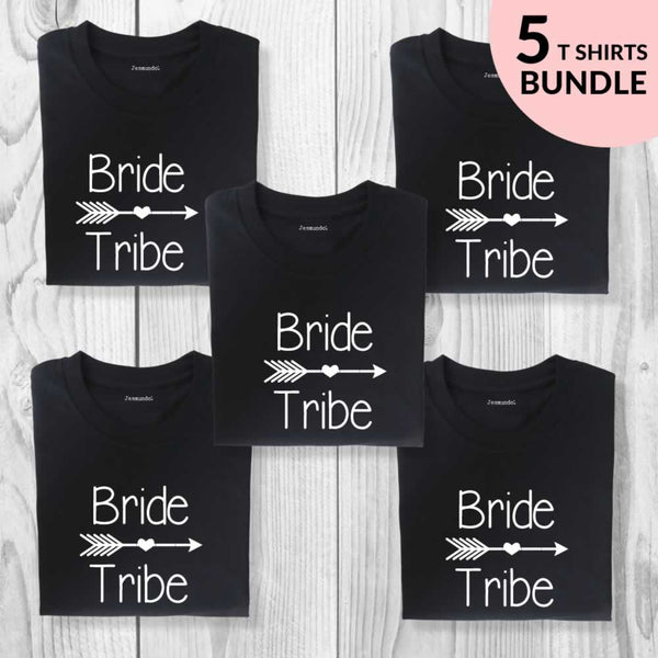 Simple Bride Tribe Slogan T Shirts For Hen Do