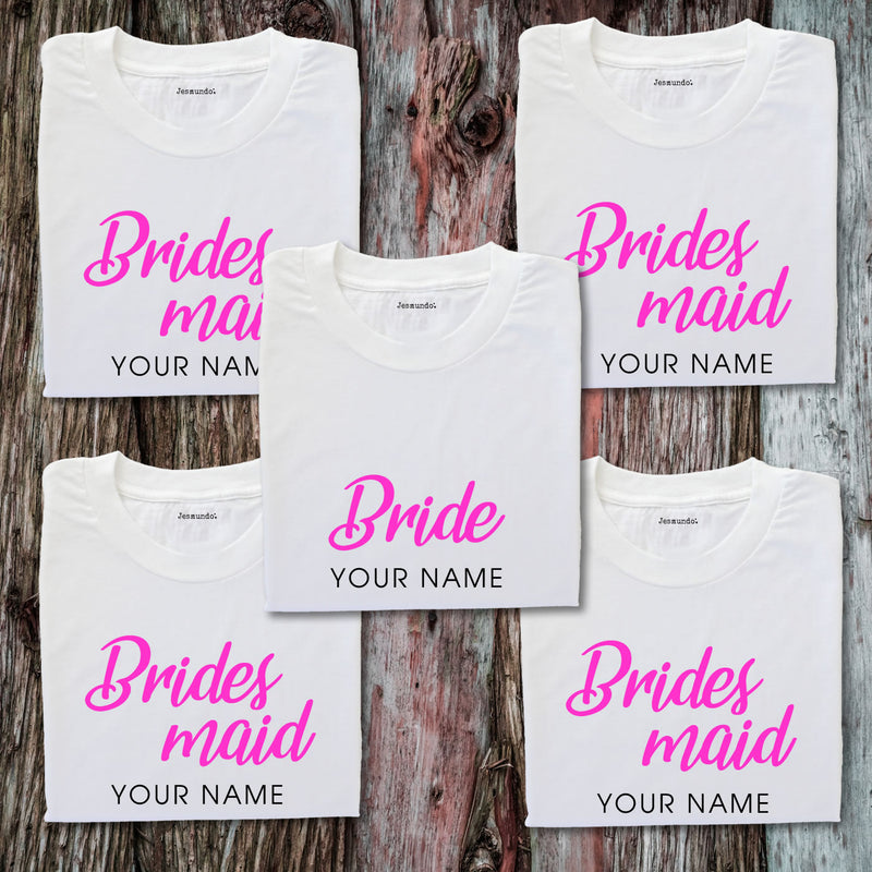 Bride And Bridesmaid Shirt