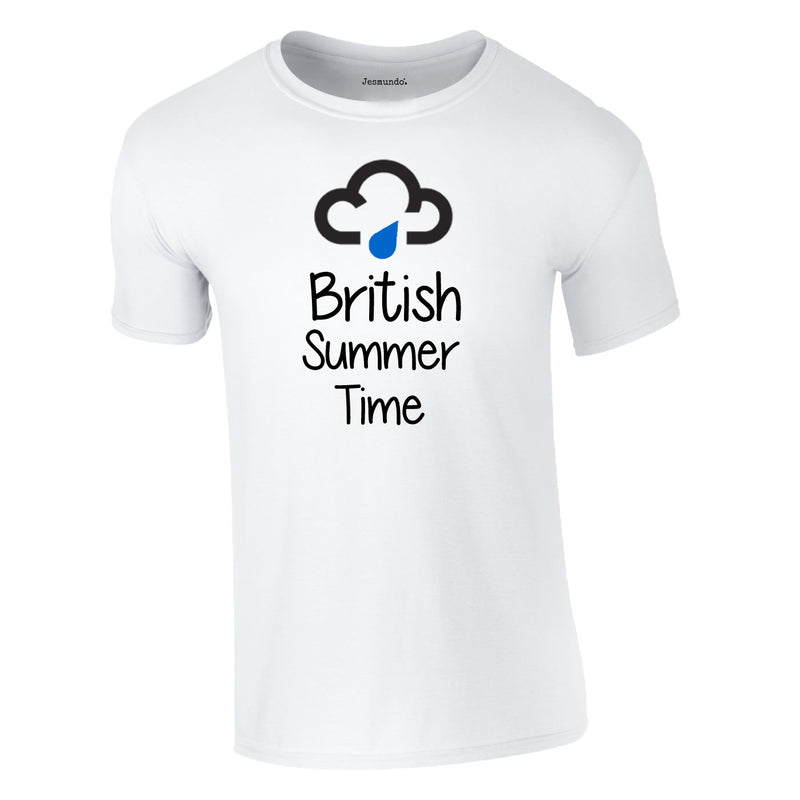 British Summer Time T Shirt In White