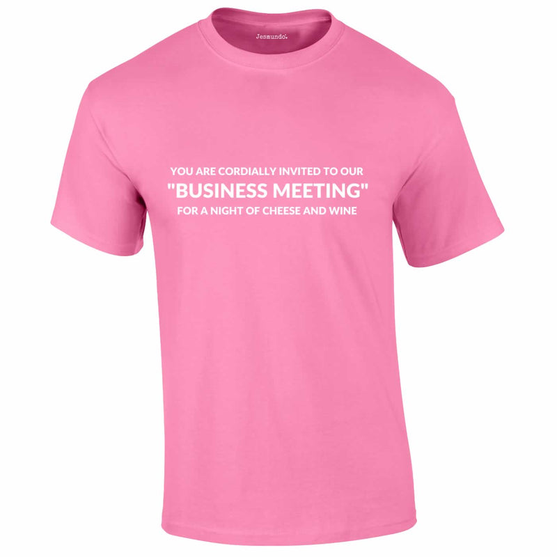 tee in pink