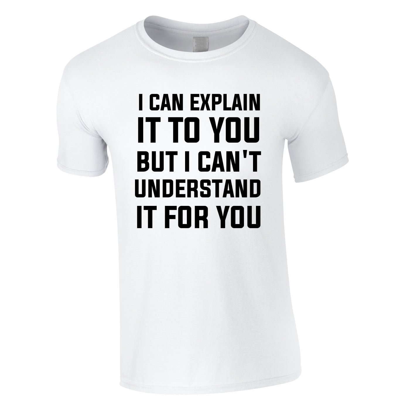 I Can Explain It To You But I Can't Understand It For You Tee In White