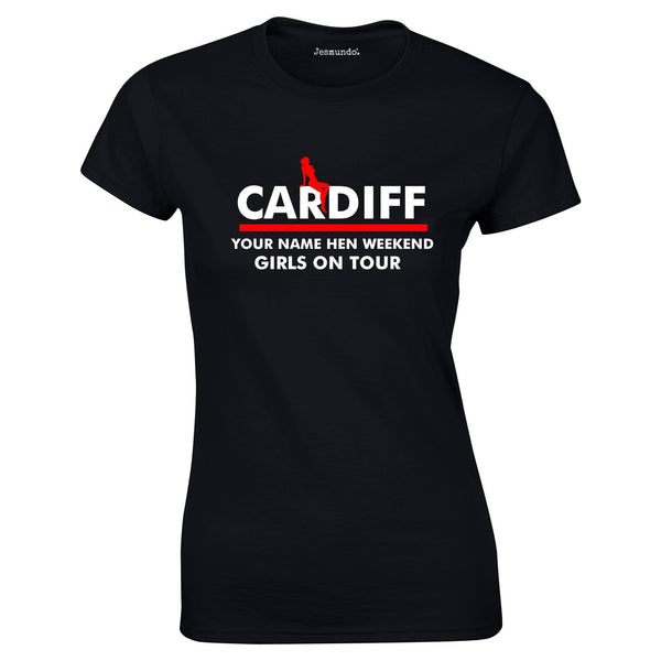 Personalised Cardiff Hen T Shirts