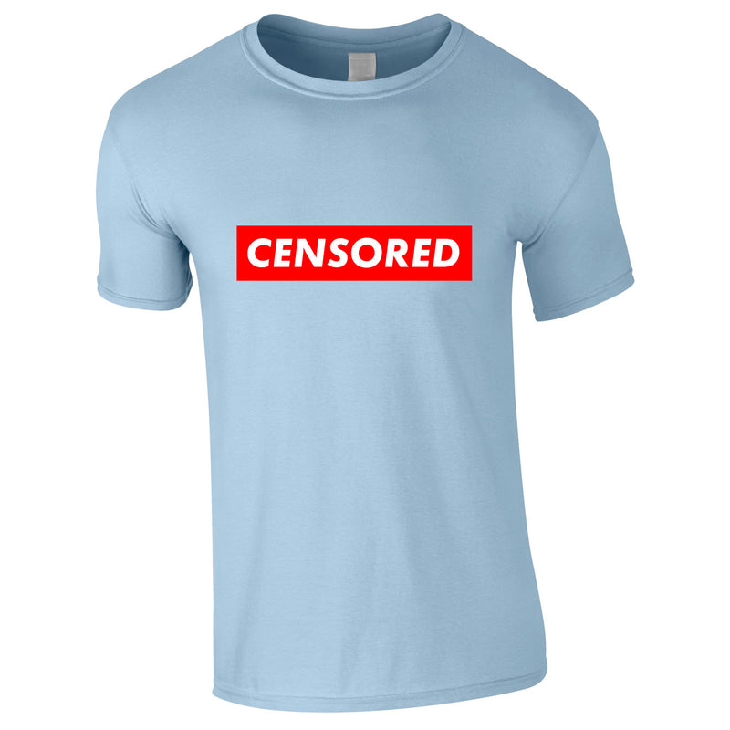 Censored Tee In Sky