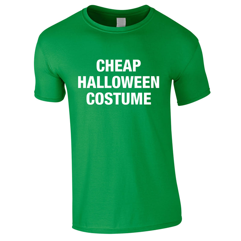 Cheap Halloween Costume Tee In Green