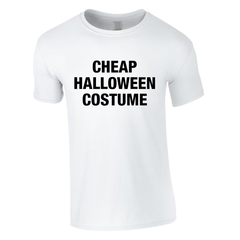 Cheap Halloween Costume Tee In White