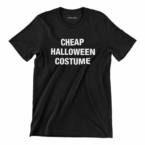 Cheap Halloween Costume Tee In Black