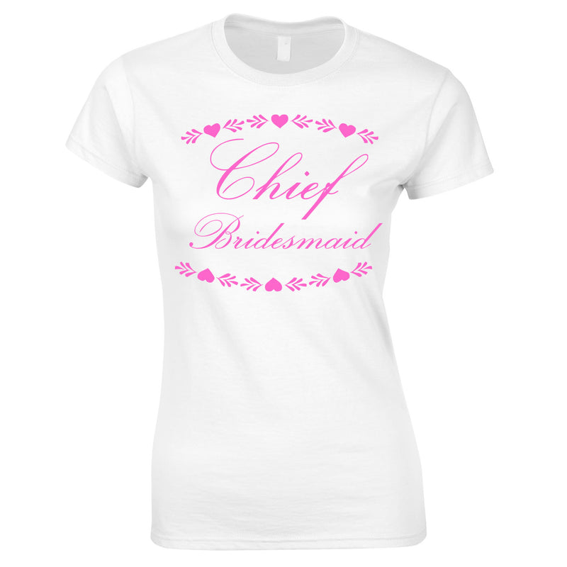 Chief Bridesmaid Printed T Shirt