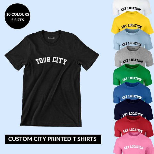 Personalised Your City T-Shirt
