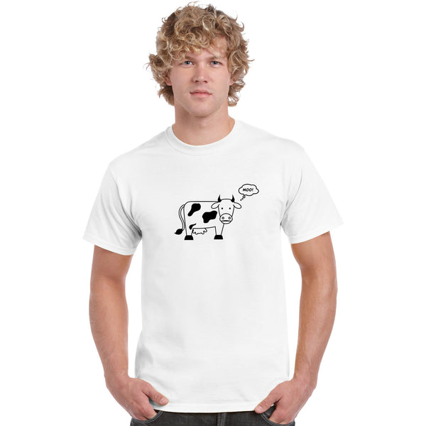 Cow Moo Graphic T Shirt