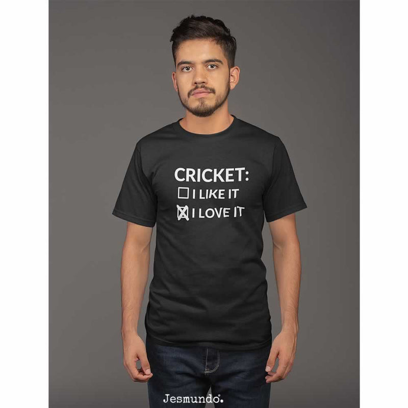 I Don't Like Cricket I Love It Funny T-Shirt