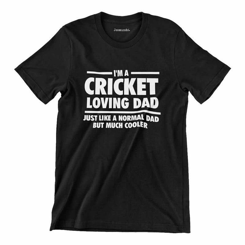 I'm A Cricket Loving Dad Printed T-Shirt