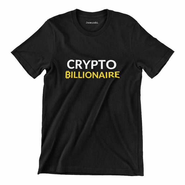 Crypto Billionaire T-Shirt In Black