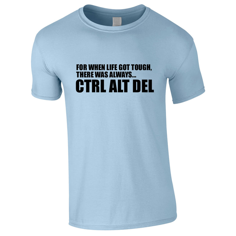 CTRL ALT DEL Tee In Sky