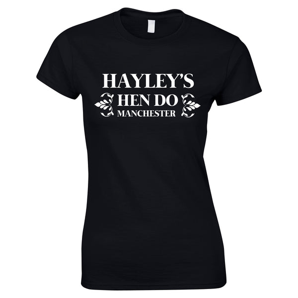 Custom Printed Hen Do T-Shirts