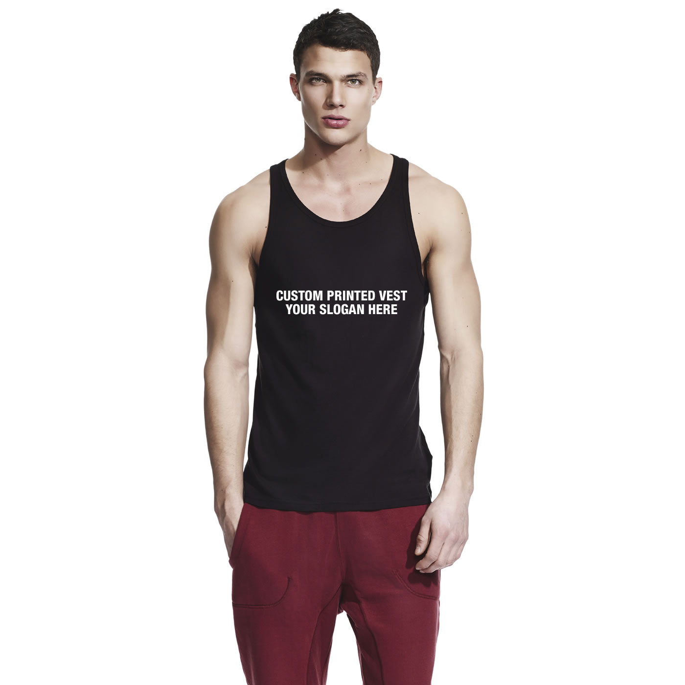 Custom Printed Vest With Extras For Men