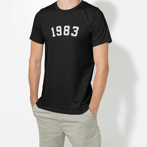Men's Custom Date Printed T-Shirt