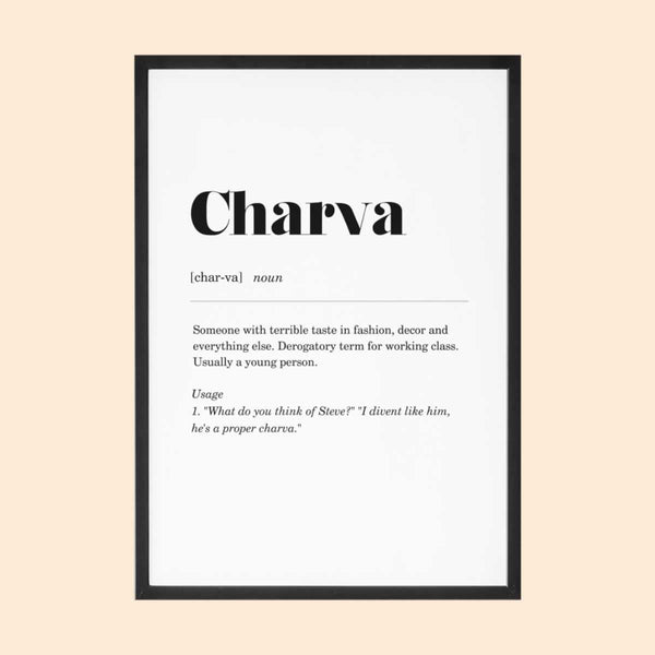 Charva Geordie Definition Print