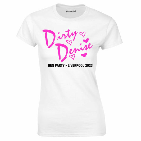 Dirty Theme Hen Party T Shirts