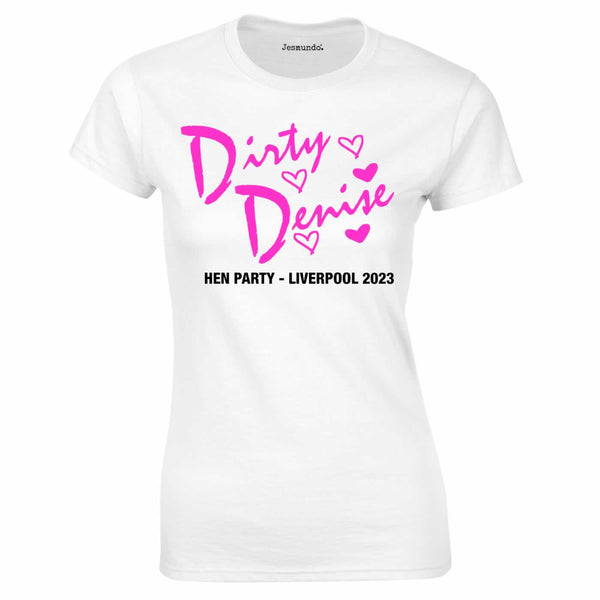Dirty Theme Hen Party T Shirts