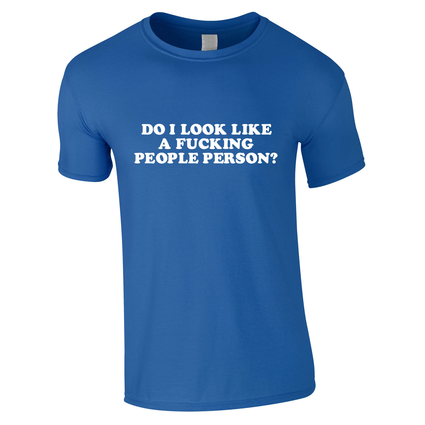 Do I Look Like A People Person Tee In Royal