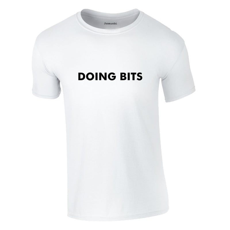 Doing Bits Tee In White