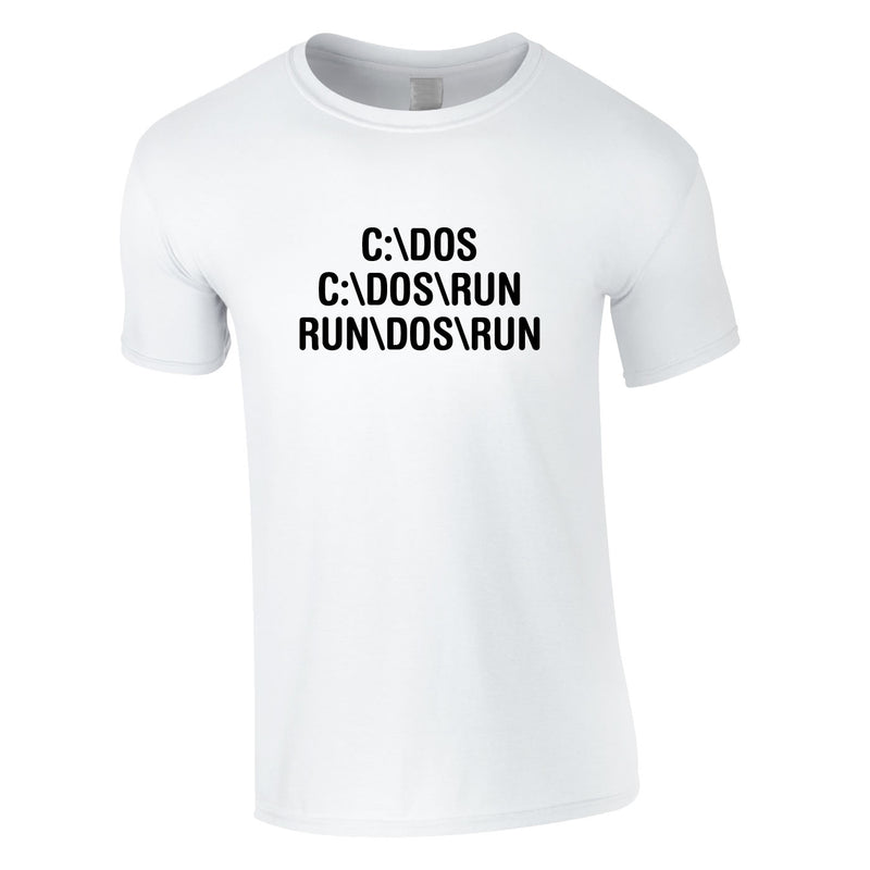 C Dos Run Tee In White