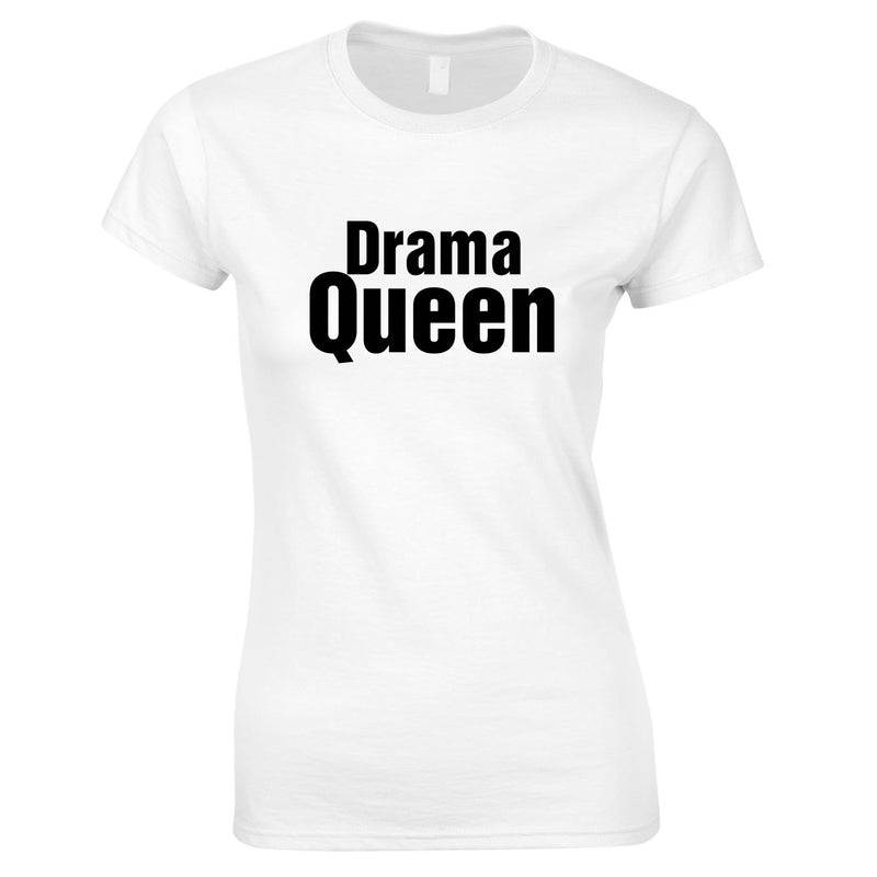 Drama Queen Top In White
