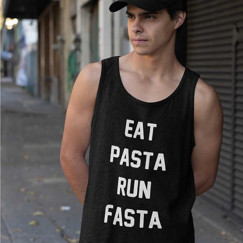 Eat Pasta Run Fasta Men's Vest