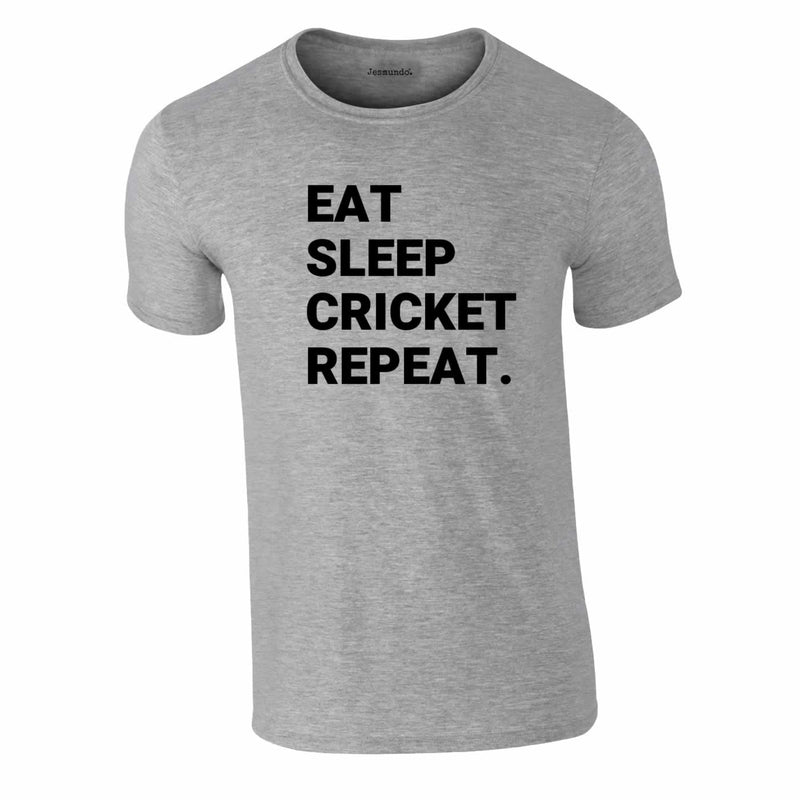 Eat Sleep Cricket Repeat T-Shirt