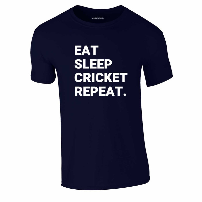 Eat Sleep Cricket Repeat T-Shirt