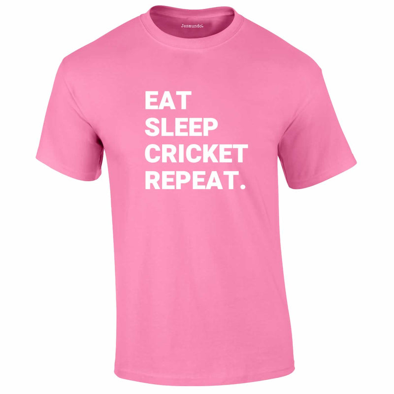 Eat Sleep Cricket Repeat T-Shirt