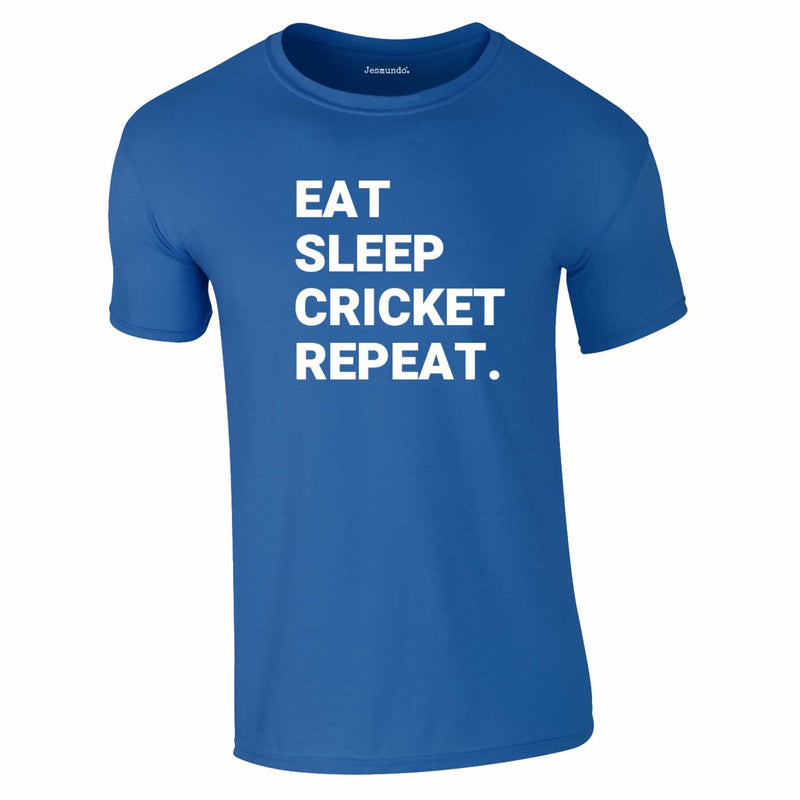 Eat Sleep Cricket Repeat T-Shirt