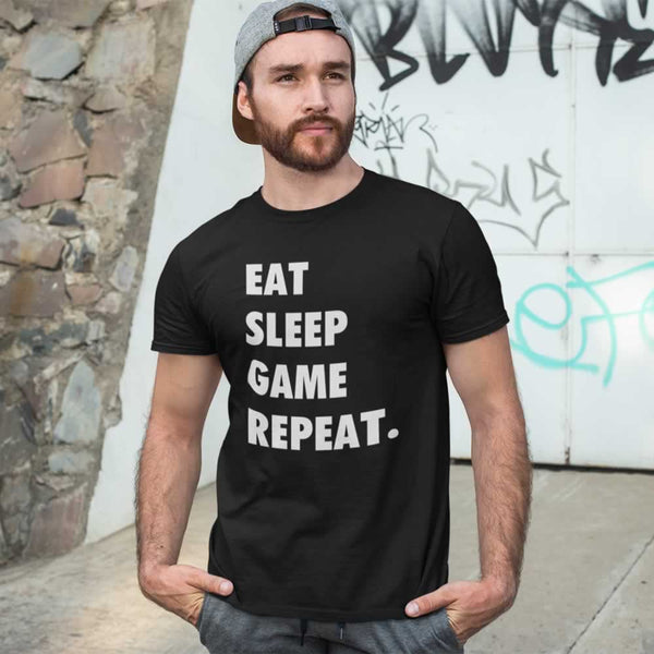 Eat Sleep Game Repeat T-Shirt