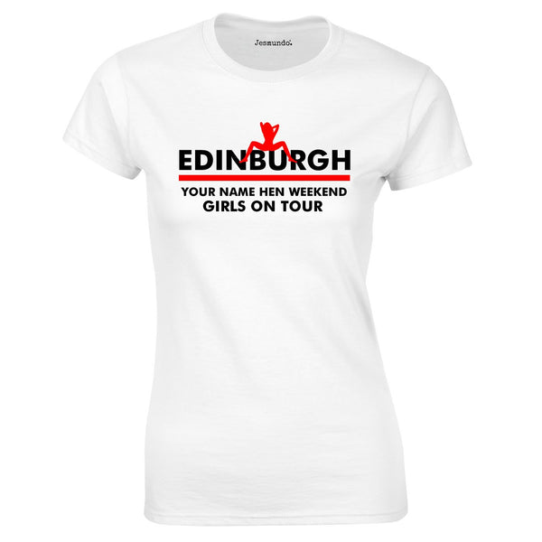 Custom Printed Hen Do T Shirts For Edinburgh