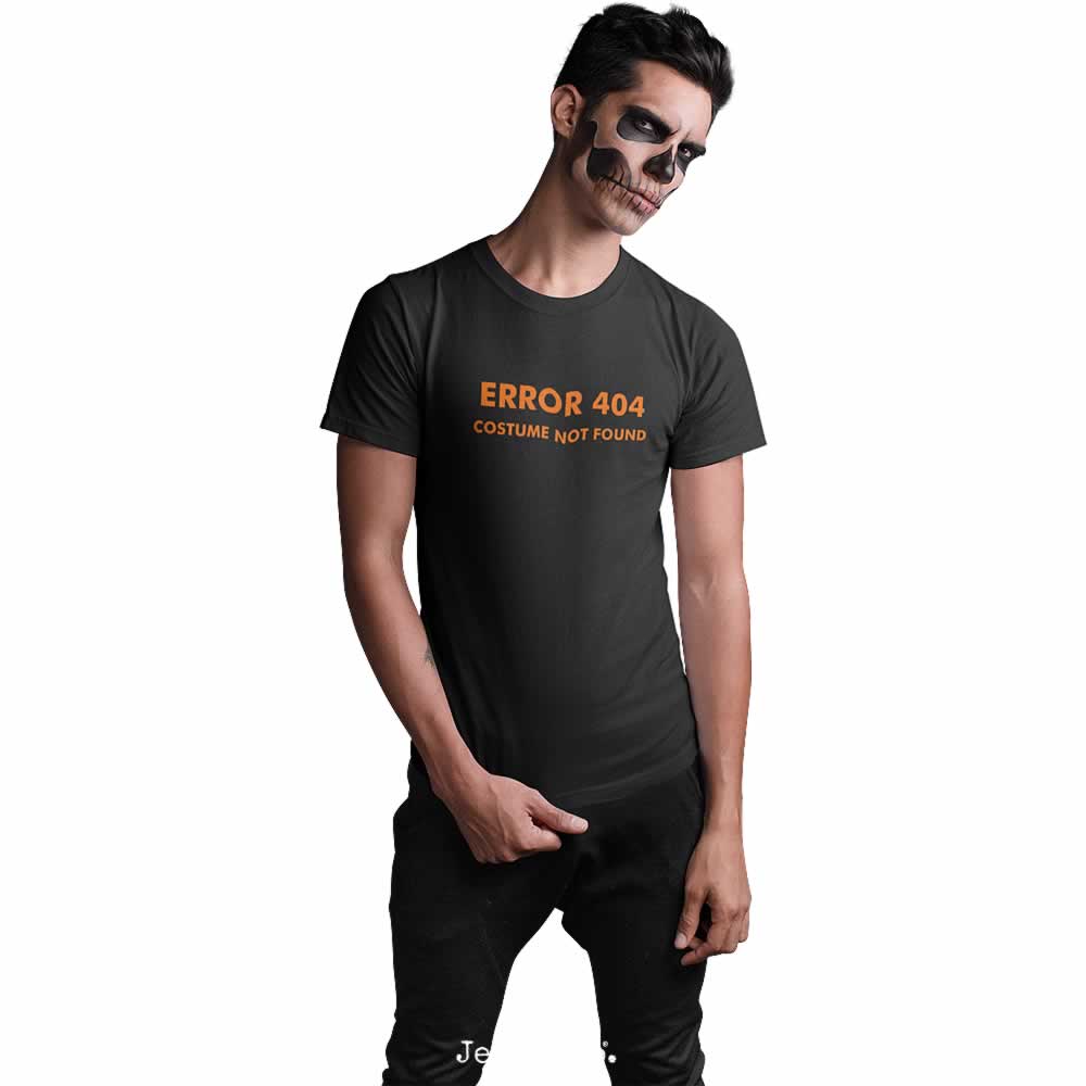 Men's Error 404 Costume Not Found T-Shirt