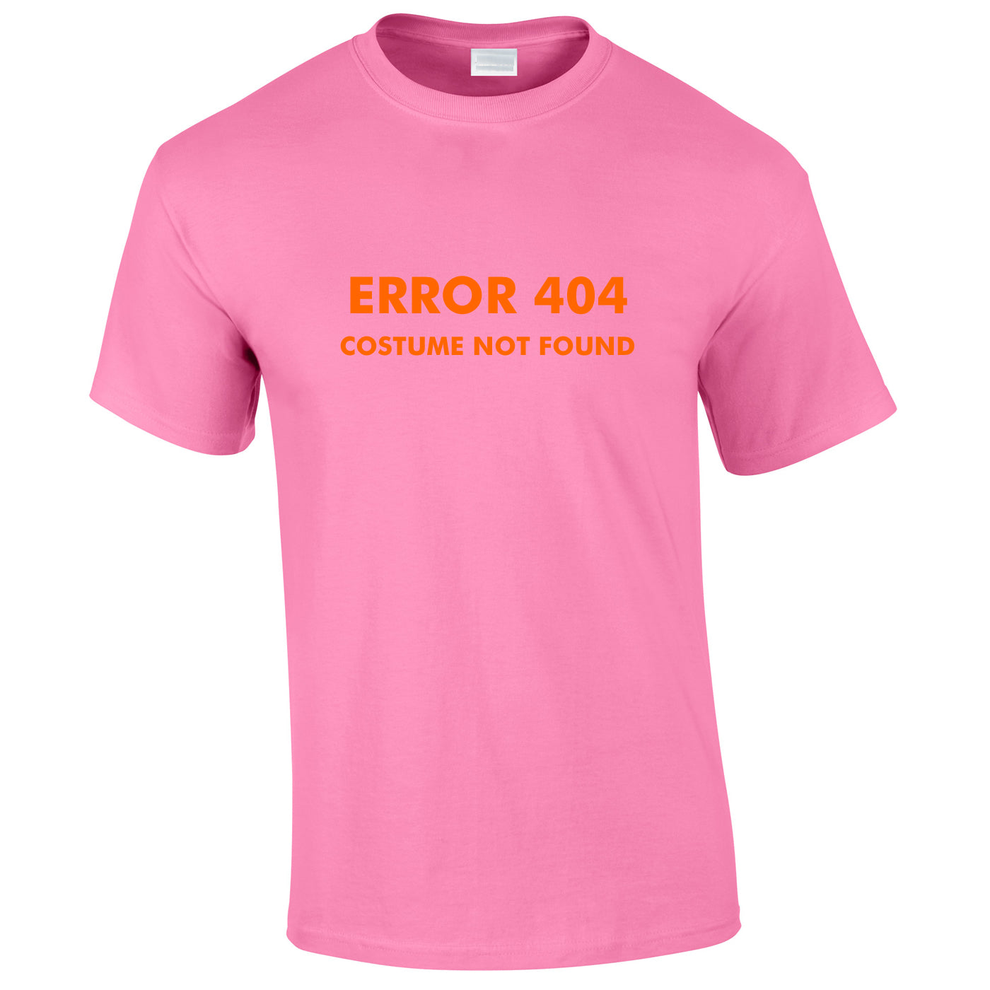 Error 404 Costume Not Found Tee In Pink