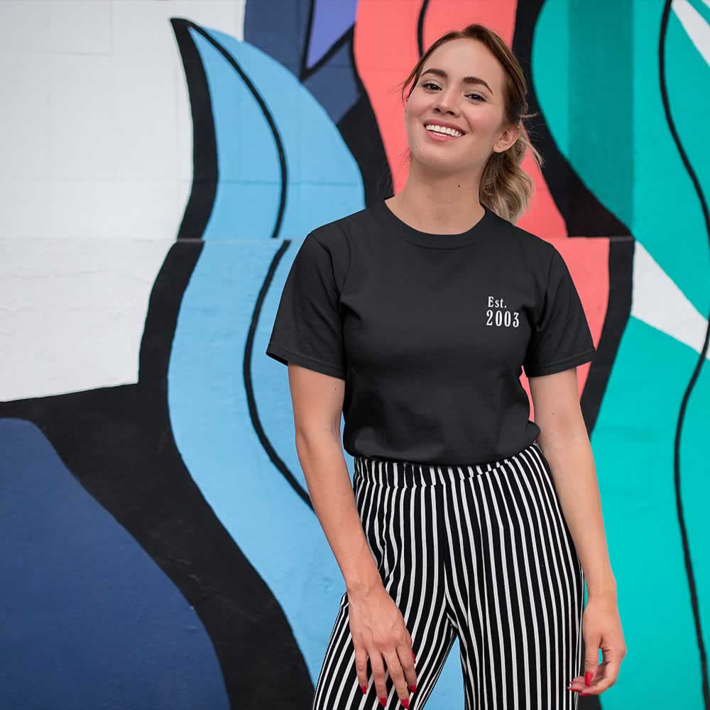 Est. 18th Birthday Slogan T-Shirt For Women
