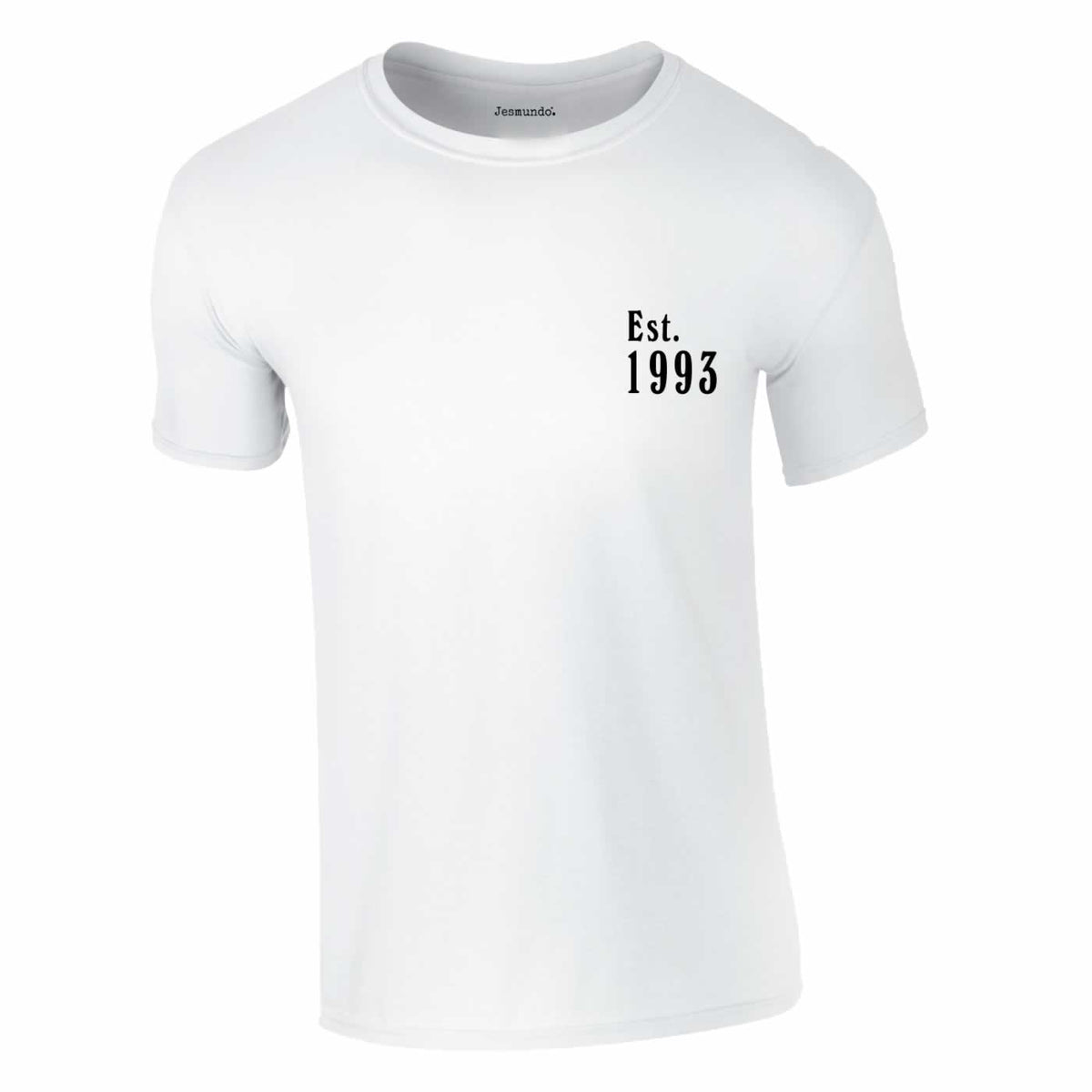 Est 1993 Tee In White