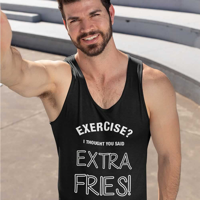 Exercise I Thought You Said Extra Fries Men's Vest