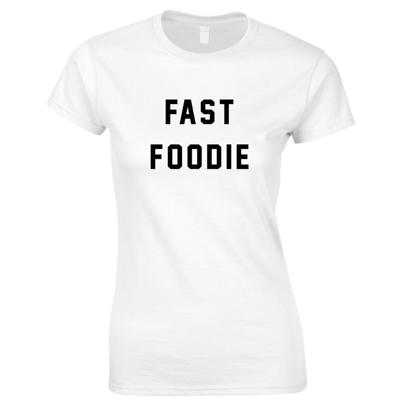 Fast Foodie Top In White