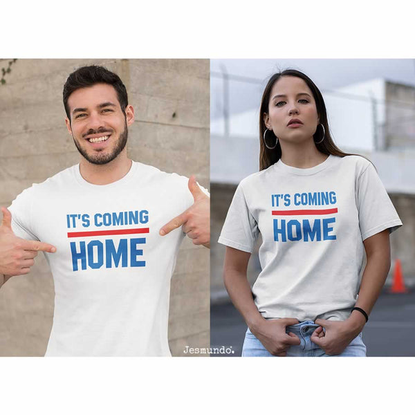 It's Coming Home T-Shirt For England Football Fans