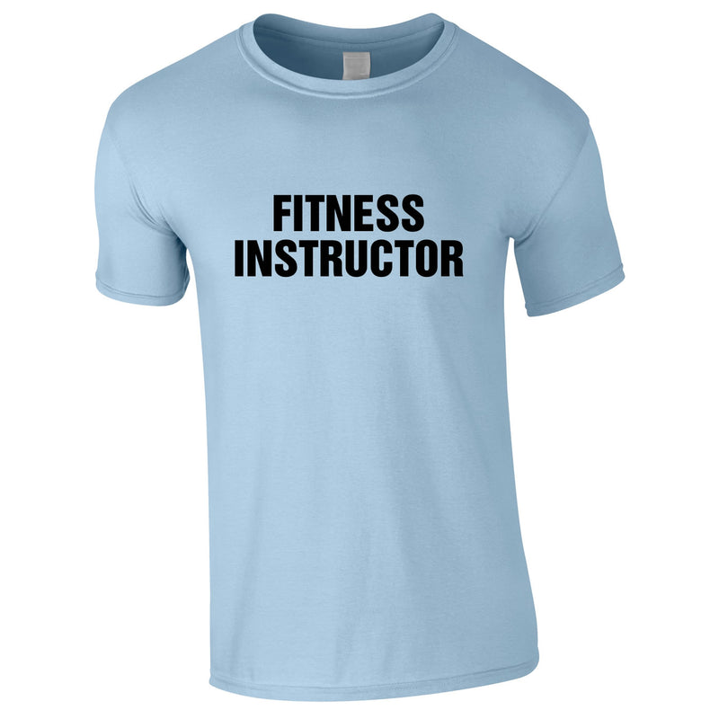 Fitness Instructor Tee In Sky