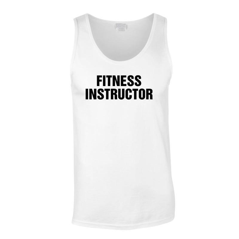 Fitness Instructor Vest In White