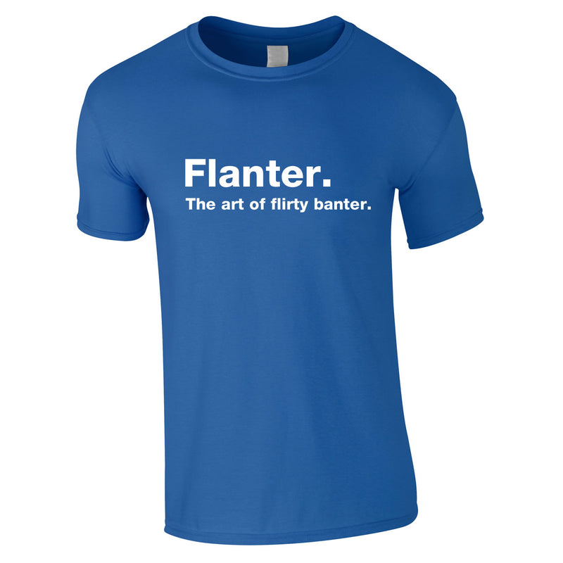 Flanter Tee In Royal